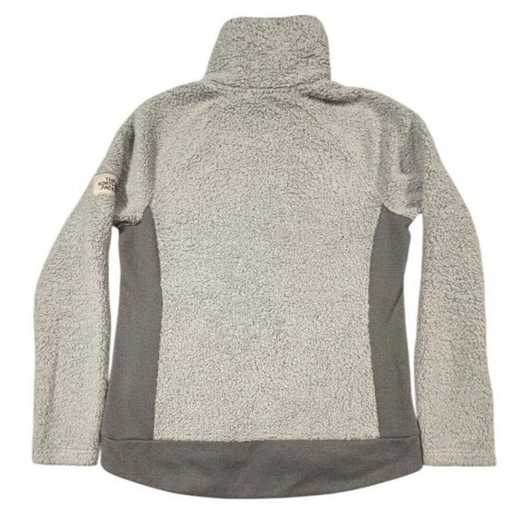 The North Face Sherpa Fleece Jacket Gray Medium - Picture 3 of 8